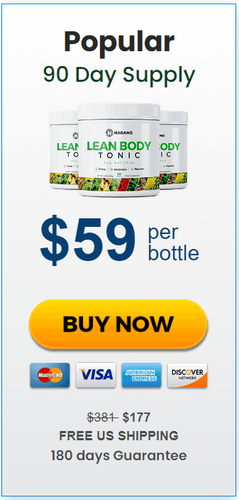 Nagano Lean Body Tonic  3 Bottle